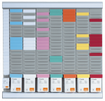 Nobo savaitės planavimo lenta T-Card planning kit 24, 2911080