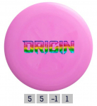 Diskgolfo diskas Midrange Driver NEO ORIGIN Origin Barstamp Purple