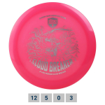 Diskgolfo diskas Distance Driver Q-LINE PREMIER Cloudbreaker Gannon Buhr Signature Pink