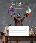 Mokyklinis žodynėlis 165x200, 32 lapai . Vidinių lapų gramatūra &ndash; 75 g/m2.