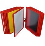 Rėmelių vartyklė su laikikliu, 10 rėmelių. Įv. spalvų. A4