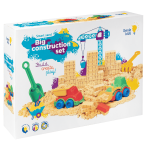 Genio kids rinkinys i&scaron;manusis smėlis su smėliadėže Big Construction 1 kg