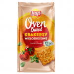 Krekeriai LAY'S, Oven Baked pomidorų ir baziliko  skonio, 80 g