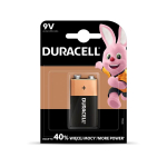 &bdquo;Duracell&ldquo; &scaron;arminės 9 V baterijos, 1 baterijos pakuotė