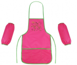 Prijuostė ir rankovėlės darbeliams HAPPY UNICORN, CoolForSchool, rožnės sp.