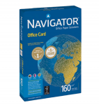 Popierius NAVIGATOR OFFICE CARD, A4, 160 g/m2, 250 lapų