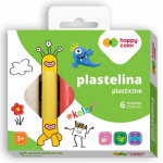 Plastilinas HAPPY COLOR, 6 spalvos