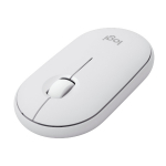 Logitech M350s - Optical mouse - Pebble 2 - tonal white