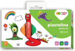 Plastilinas 10sp. HAPPY COLOR apvalus