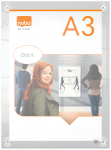 Nobo Premium Plus akrilinis plakato rėmas A3