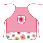 Vaiki&scaron;ka prijuostė mergaitėms 55x49cm