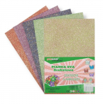 Putgumės lak&scaron;tų rinkinys MULTICOLOR blizgantis PENWORD, A4 5 lapai