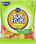 Guminukai TUTTI FRUTTI, rūg&scaron;tūs, vaisių skonio, 180 g