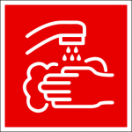 Lipnus ženklas 12x12 cm PLAUKITE RANKAS