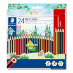 Spalvoti pie&scaron;tukai STAEDTLER Noris Colour, 24 vnt.