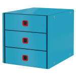 Dokumentų spintelė Leitz Cosy, 3 stalčių, mėlyna  5368-00-61