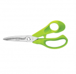 Žirklės Kangaro Multi Purpose KS-74, 19cm, &scaron;viesiai žalios spalvos rankenos