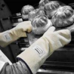 Pir&scaron;tinės POLYCO Bakers Mitt, atsparios kar&scaron;čiui, 250&deg;C, 1 pora.