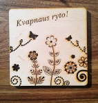 Padėkliukas puodeliui "KVAPNAUS RYTO"