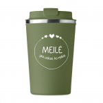 Termo puodelis MEILĖ YRA VISKAS... green