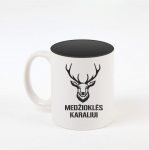 "Medžioklės karalius" dekoruotas puodelis