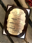 Plaketė MEILĖS TAISYKLĖS