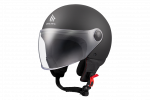 ATVIRAS (OPEN-FACE) &Scaron;ALMAS MT HELMETS STREET S SOLID A1 MATT BLACK