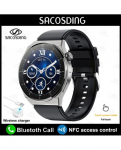 2023 NFC Smart Watch GT3 Pro AMOLED 390 * 390 HD ekranas &Scaron;irdies ritmas Bluetooth skambutis IP68 vandeniui atsparus SmartWatch