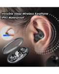 MD538 Invisible Sleep belaidės ausinės TWS Bluetooth paslėptos ausinės IPX6 vandeniui atsparios triuk&scaron;mą slopinančios sportinės