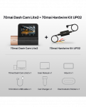 70mai Dash Cam Lite2 2'' LCD ekranas 70mai D10 Automobilinis vaizdo registratorius Lite 2 1080P I&scaron;orinis GPS automatinis registr