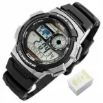 CASIO berni&scaron;kas laikrodis su dėžute ir graviravimu