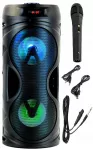 Ne&scaron;iojama 400W LED Bluetooth USB radijo kolonėlė su baterija
