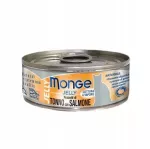 &Scaron;lapi kačių ėdalas MONGE JELLY su tunu ir la&scaron;i&scaron;a 80 g