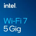 Vidaus tinklo plok&scaron;tė Intel Wi-Fi 7 BE200, WLAN / Bluetooth, 5800 Mbit/s