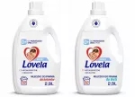 Skalbimo priemonė kūdikių drabužiams Lovela Baby, baltiems ir spalvotiems, hipoalerginė, 2 x 2,9 l