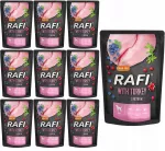 &Scaron;unų ėdalas Dolina Noteci Rafi su kalakutiena, 10 x 300 g