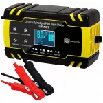 Automatinis automobilių akumuliatoriaus įkroviklis 8A 12V/24V su LCD ekranu