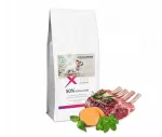 Sausas &scaron;unų ėdalas su ėriena ir saldžiomis bulvėmis vidutinių ir didelių veislių &scaron;unims, 2 kg, X-DOG 814 452