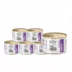 &Scaron;lapias sterilizuotų kačių ėdalas 4Vets Natural su triu&scaron;iena, 6 x 185 g