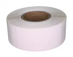 Terminio perne&scaron;imo etiketės ZEBRA, baltos, 35x35 mm, vidinis ritės diametras 40 mm, 1000 vnt.