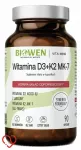 Maisto papildas Biowen Vitaminas D3 + K2 MK7, 90 kapsulių