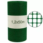 Plastikinis sodo tinklas GREEN, 1,2 x 50 m, tvirtas