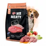Sausas maistas vidutinio dydžio &scaron;unims MR MEATY su ver&scaron;iena ir kalakutiena, 3 kg