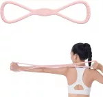 Elastinė treniruočių juosta, 8 lygių, lateksinė, iki 80 kg
