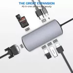 USB-C daugiafunkcis adapteris 8 viename