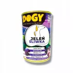 &Scaron;unų konservai Dogy Deer su slyvomis, be grūdų, 400 g, 87% mėsos