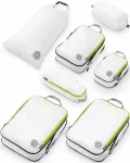 Kelioniniai kompresiniai mai&scaron;eliai TRIPPED Travel Gear, XL dydžio, 7 vnt.