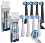 Dantų &scaron;epetėlių antgaliai Oral-B iO Ultimate Clean, 8 vnt., juodi ir balti