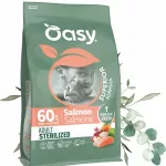 Sterilizuotų kačių pa&scaron;aras Oasy su la&scaron;i&scaron;a, 1,5 kg