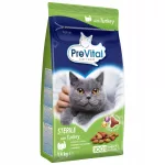 Sausas pa&scaron;aras katėms PREVITAL STERILE su kalakutiena, 1,4 kg
